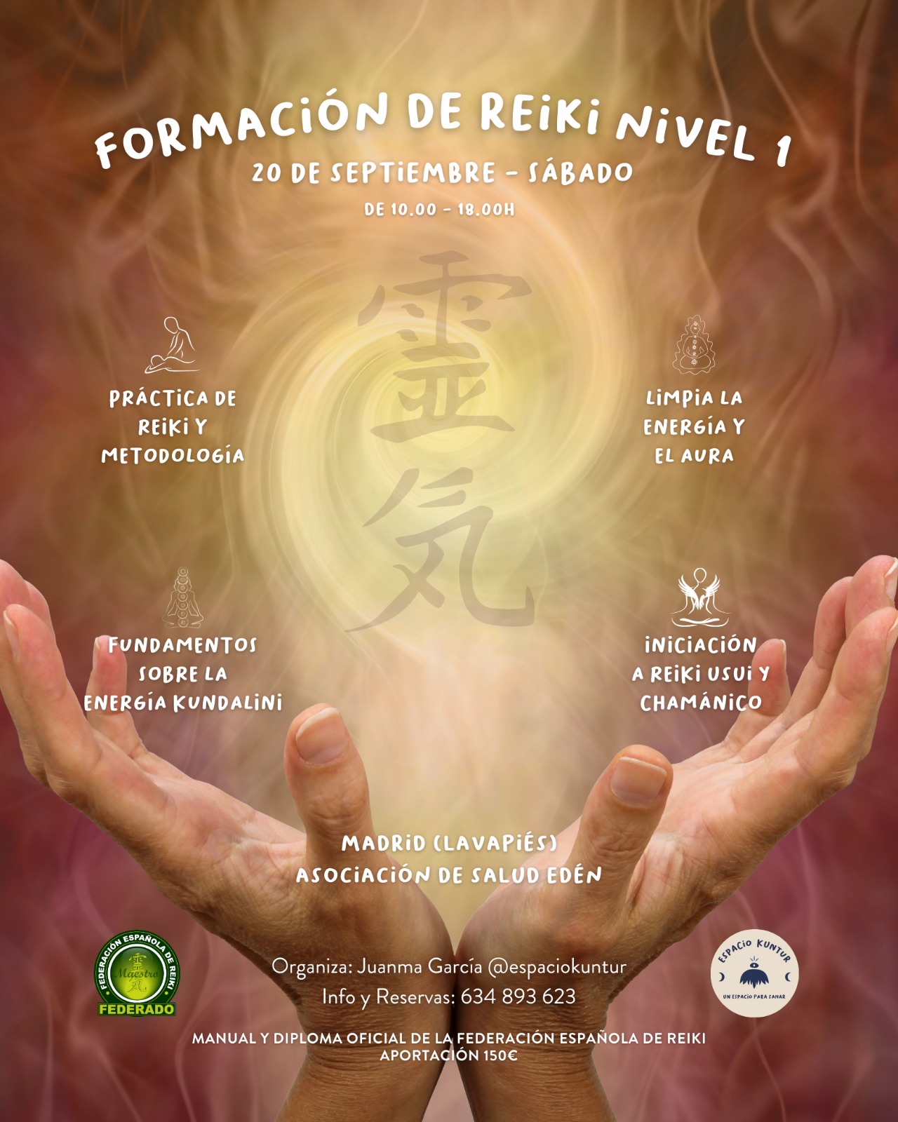 curso Reiki 1 en Madrid