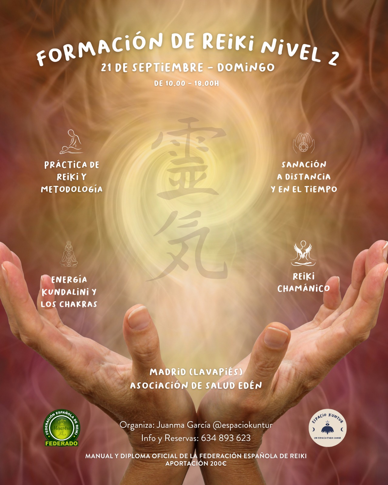 curso de Reiki 2 en Madrid